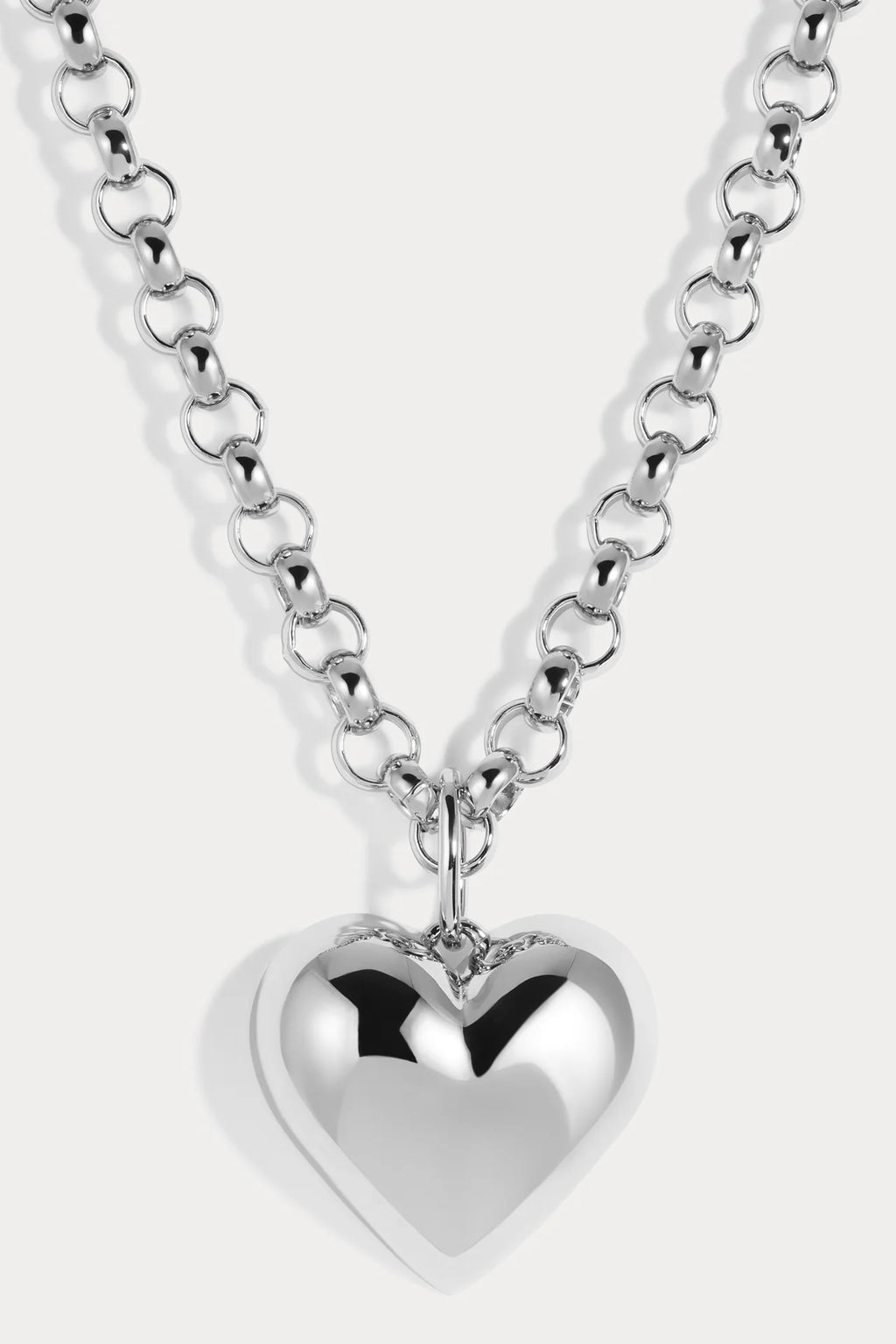 Bubble Heart Necklace in Silver by LILI CLASPE – isla + may