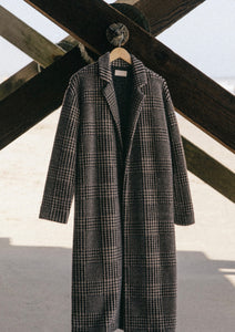 Mason Houndstooth Coat in Black by Z SUPPLY