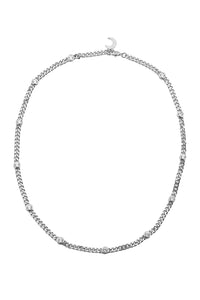 Medium Daisy Link Chain in Silver by LILI CLASPE