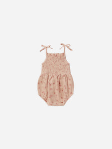 Kaia Romper in Pink Daisy by RYLEE + CRU