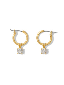 The Divinity Hoop Earrings in Gold by VANESSA MOONEY
