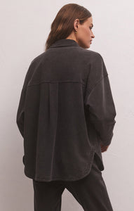 All Day Knit Denim Jacket in Vintage Black by Z SUPPLY