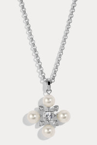 Theodora Pearl Charm in Silver by LILI CLASPE
