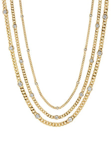 Large Daisy Link Chain in Gold by LILI CLASPE