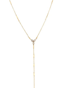 Flora Lariat in Gold by LILI CLASPE