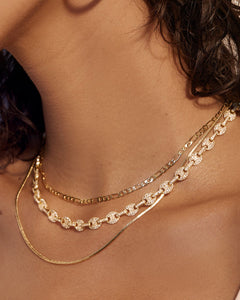 Cecilia Chain Necklace in Gold by LUV AJ