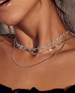 Cecilia Chain Necklace in Silver by LUV AJ