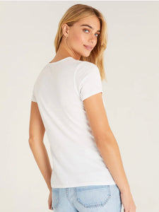 The Classic Tee in White by Z SUPPLY