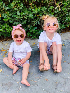 Retro Round Sunglasses for Kids in Mint
