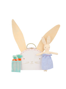 Bunny Mini Suitcase Doll by MERI MERI