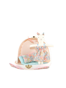 Floral Kitty Mini Suitcase Doll by MERI MERI