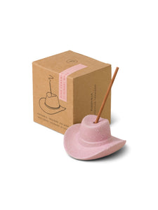 Cowboy Hat Incense Holder in Pink