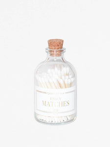 Small Apothecary Matches in White