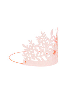 Pink Glitter Party Hats by MERI MERI