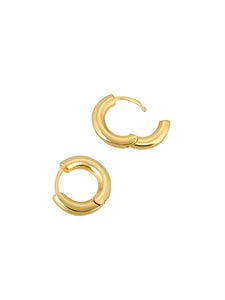 Baby Hoops in Gold by LILI CLASPE