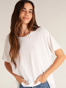 The Oversized Tee in White by Z SUPPLY