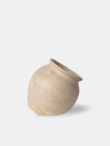 Antique Angled Vase in Wheat by SHOP JITANA